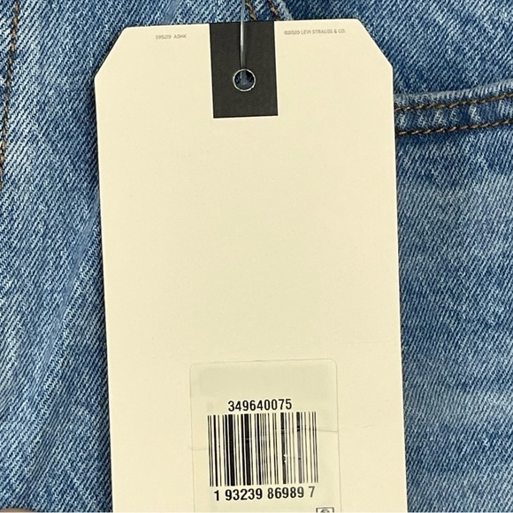 Levi’s Wedgie Straight Fit Denim Jeans Size 31 x 28 Women IRREGULAR - Picture 11 of 14